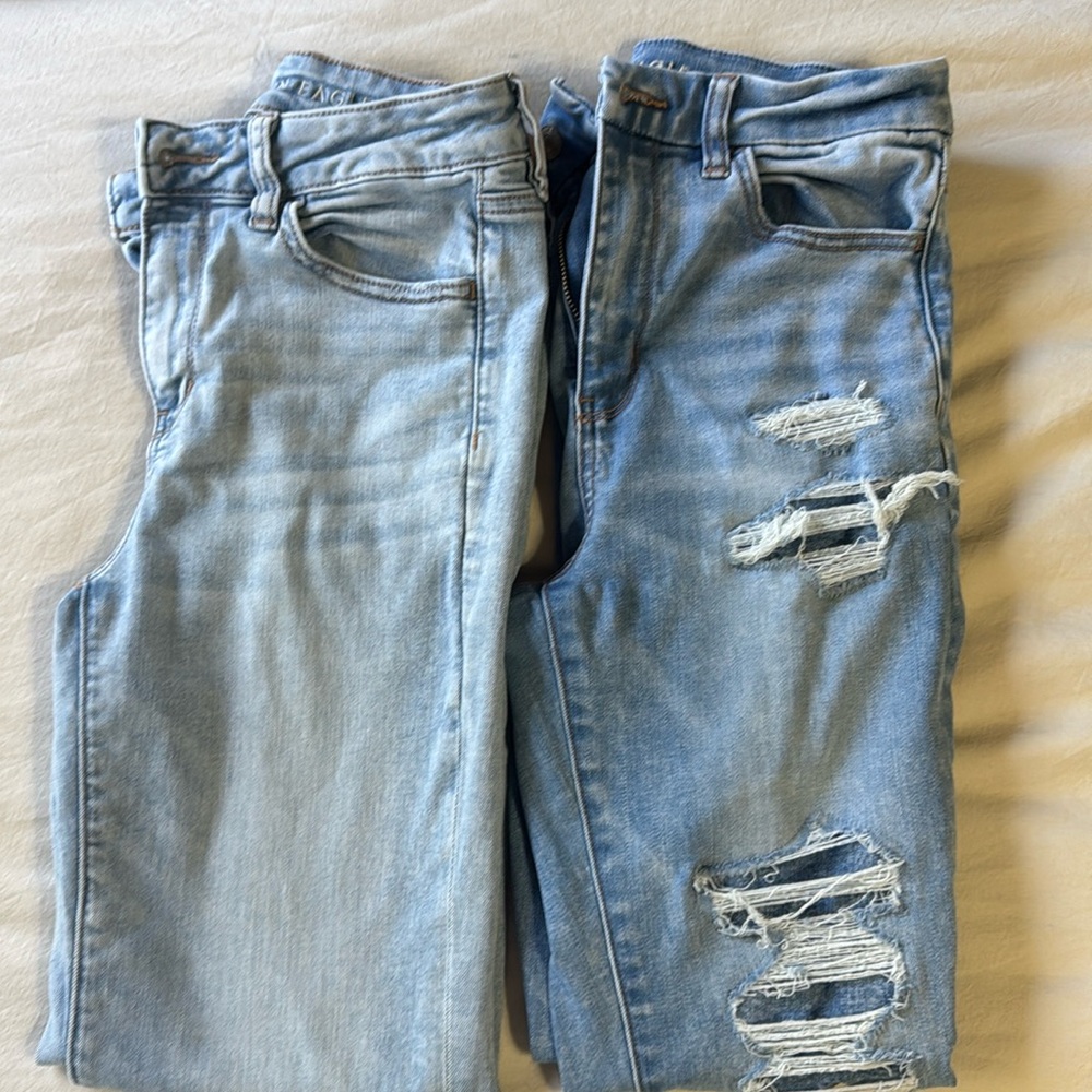 Bundle of 2 AE Hi-Rise Jeggings